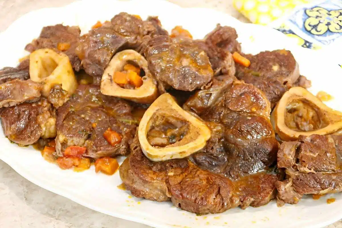 Ossobuco na panela de pressão