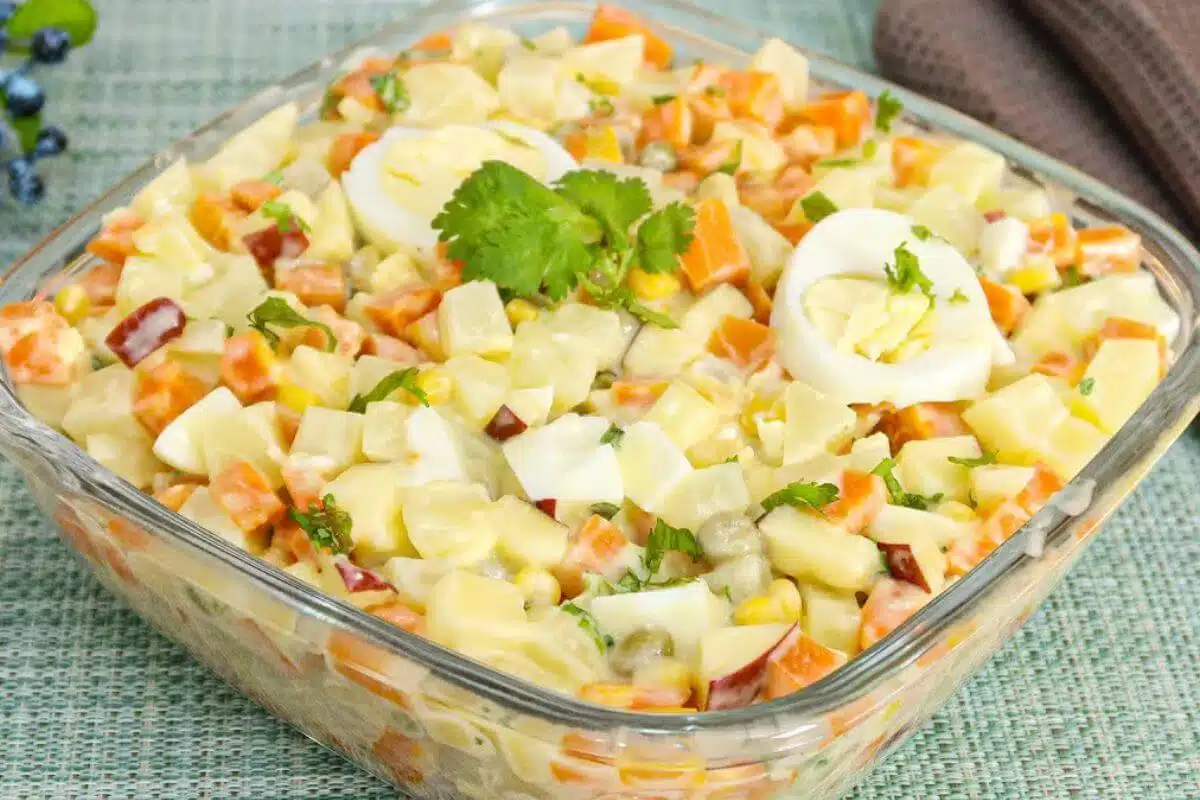 Salada de maionese prática