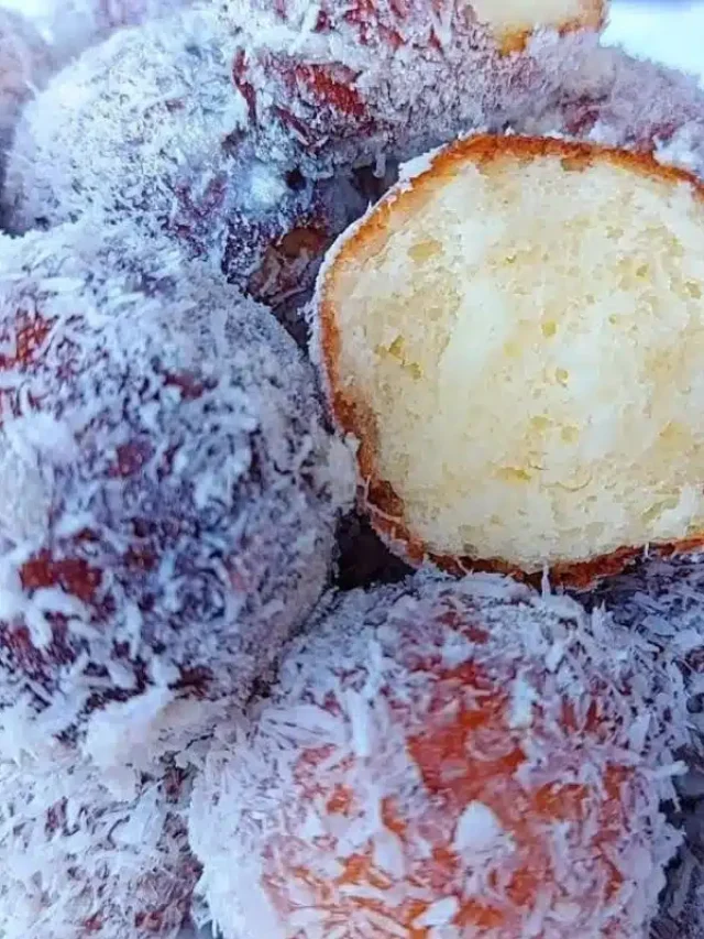 Bolinho de chuva nevado