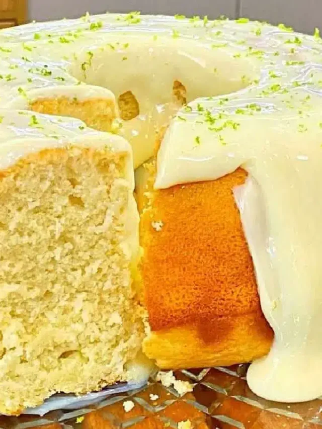 Bolo de limão simples