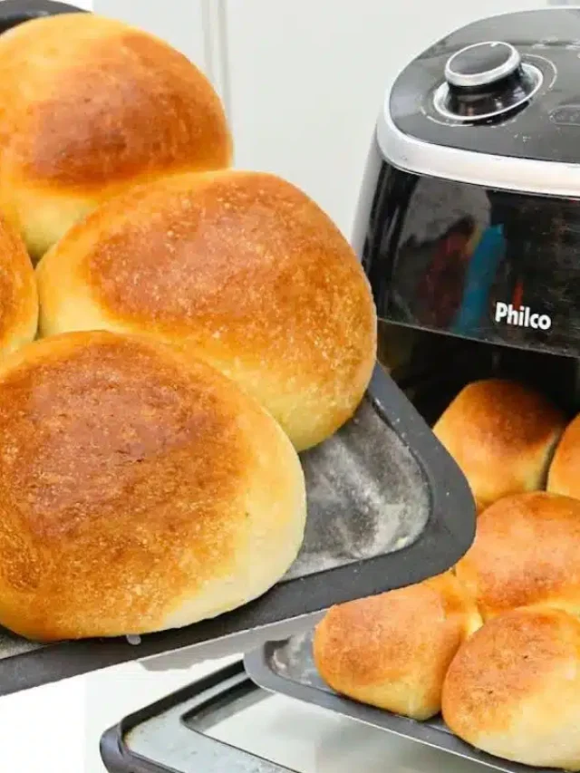 Pão caseiro na air fryer