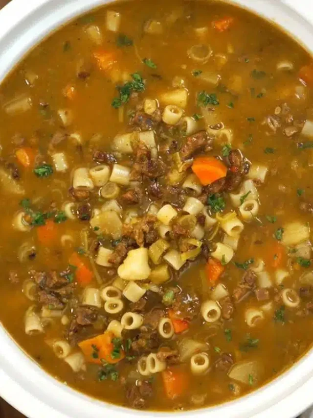 Sopa cremosa de legumes