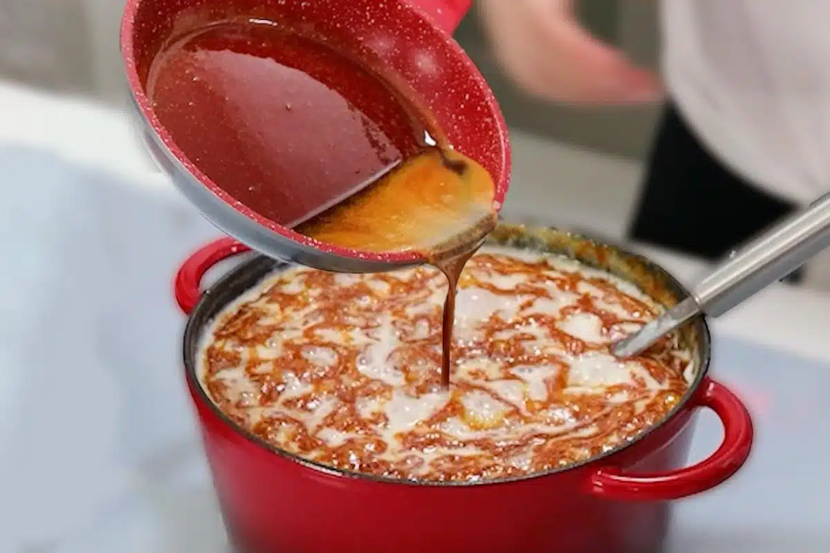 Arroz doce caramelado