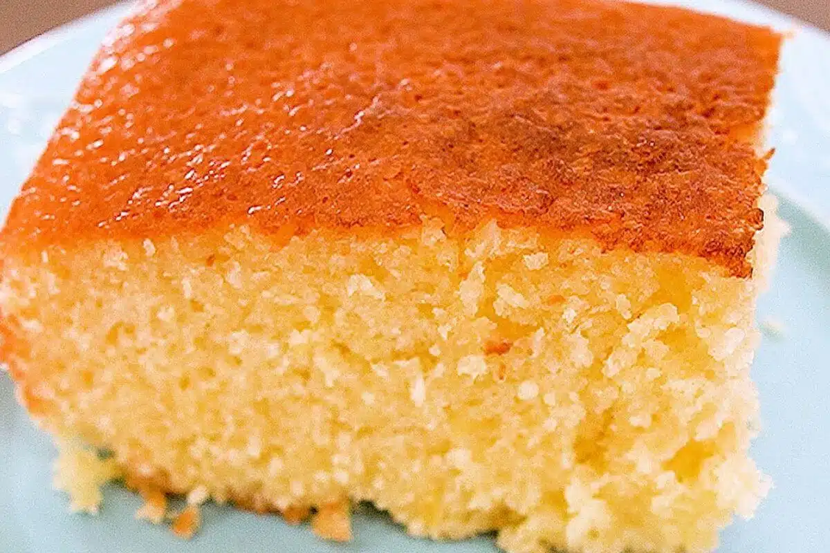 Bolo de laranja sem farinha e sem leite