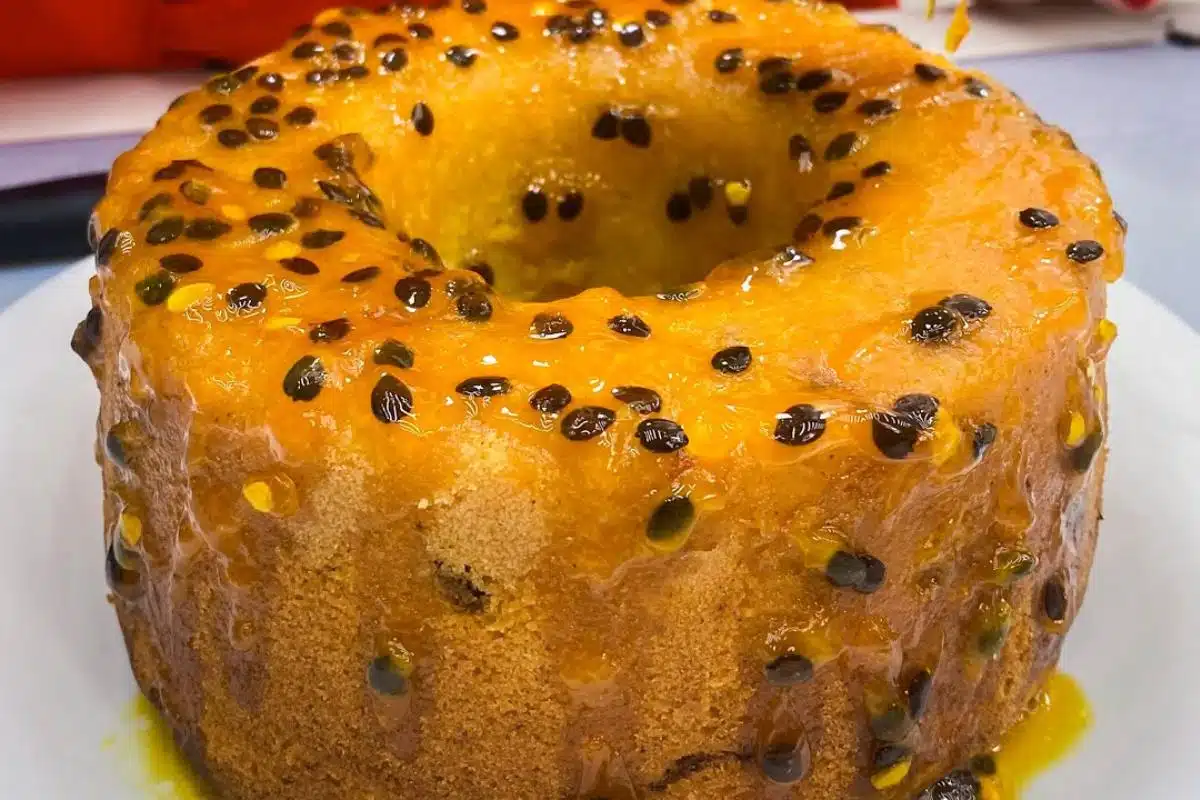 Bolo de maracujá