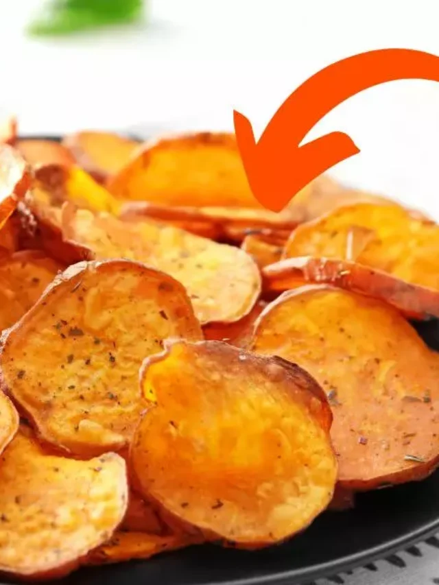 Batata chips doce