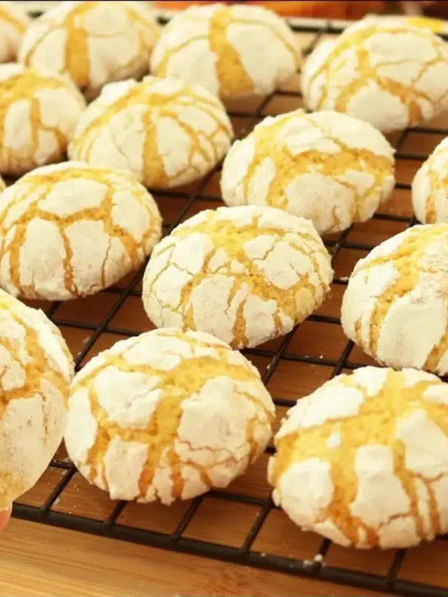 Biscoito craquelado de laranja