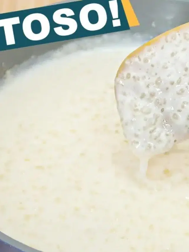 Mingau de tapioca cremoso