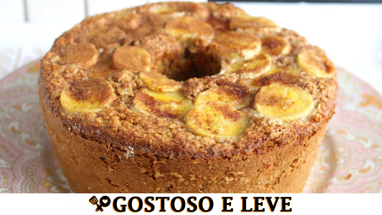 Bolo de banana sem farinha