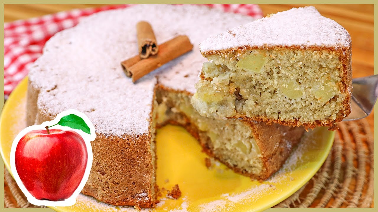 Bolo de maçã com canela