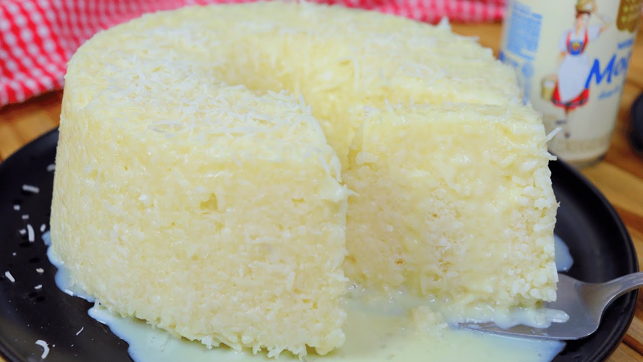 Bolo de tapioca gelado