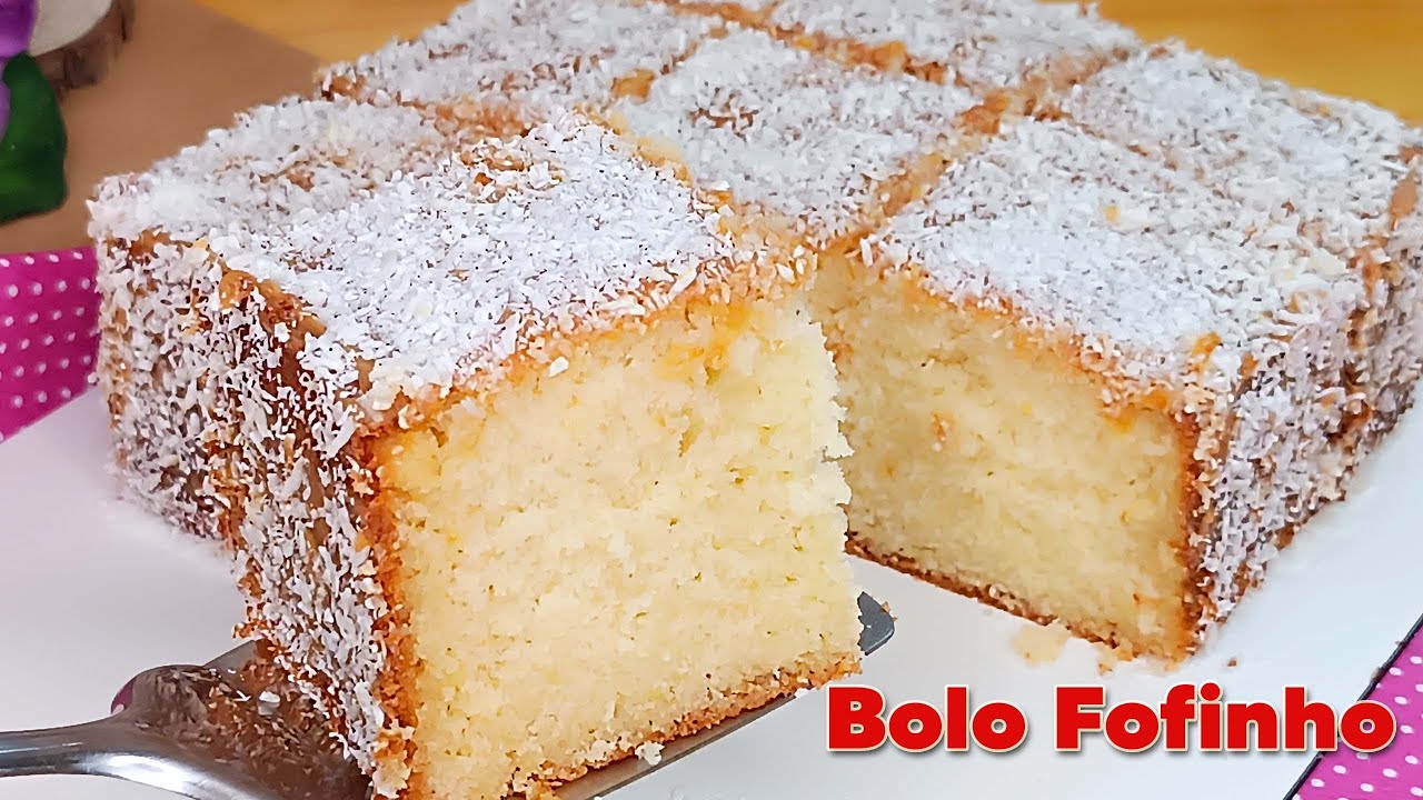 Bolo fofinho de manteiga