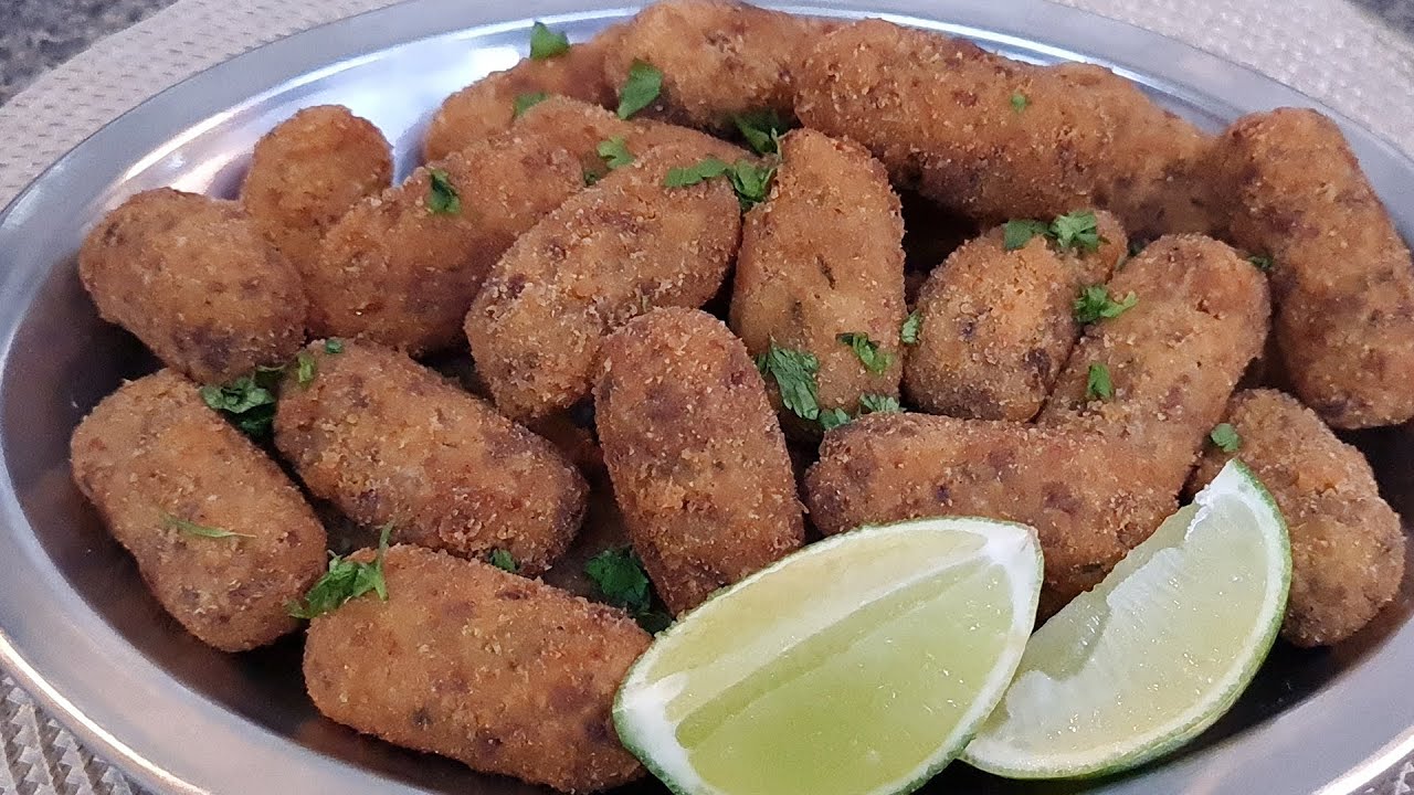 Croquete de carne moída