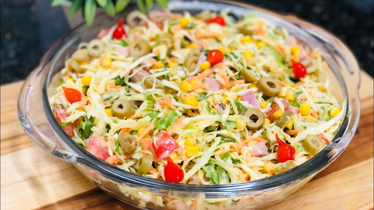 Salada tropical simples