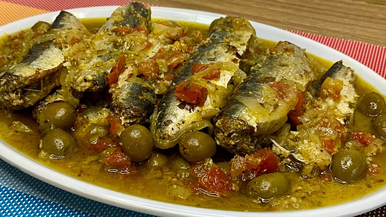 Sardinha cozida ao molho